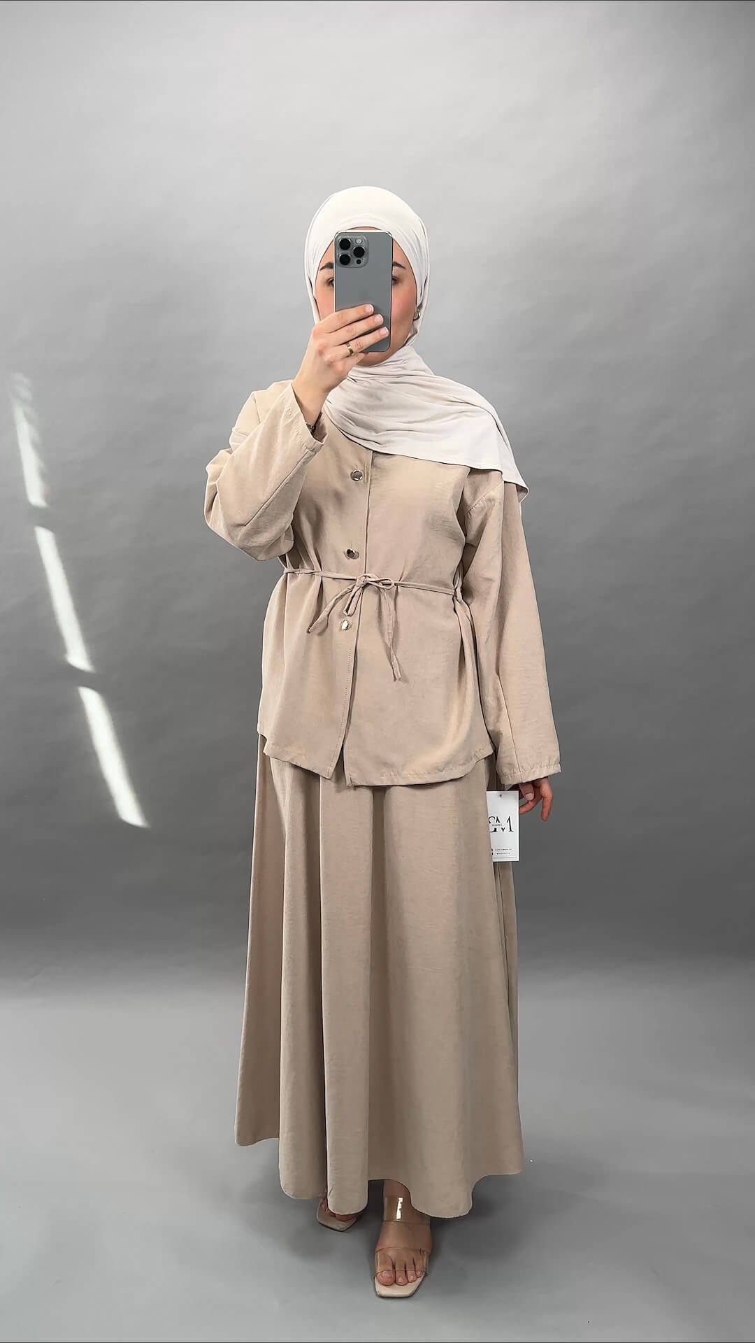 Aley Zweiteiler Beige 01