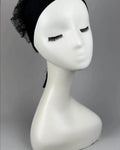 Bonnet with Seam + Topuz black