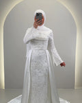 Azmia Wedding dress with Hijab