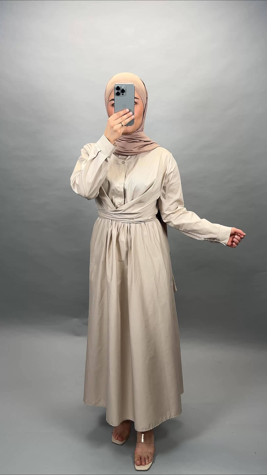 Cindy dress beige