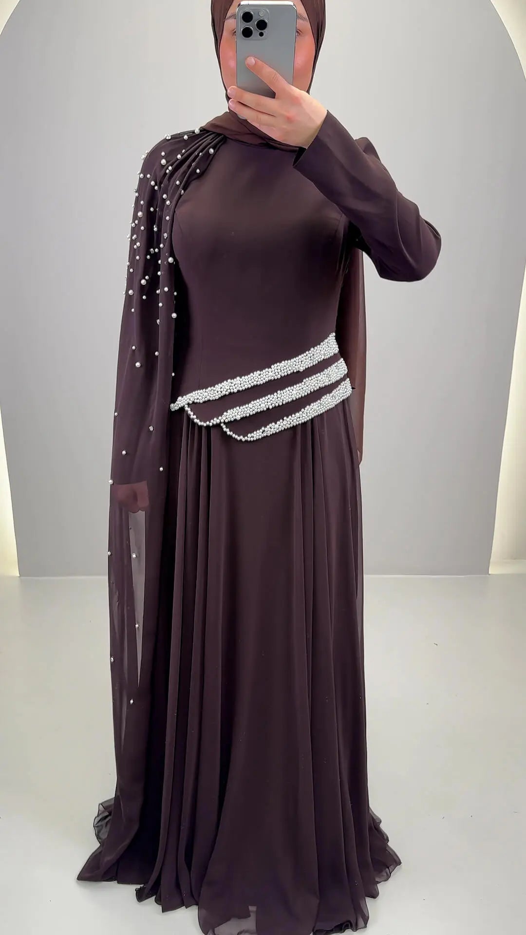 Seyla Abiye Kahverengi