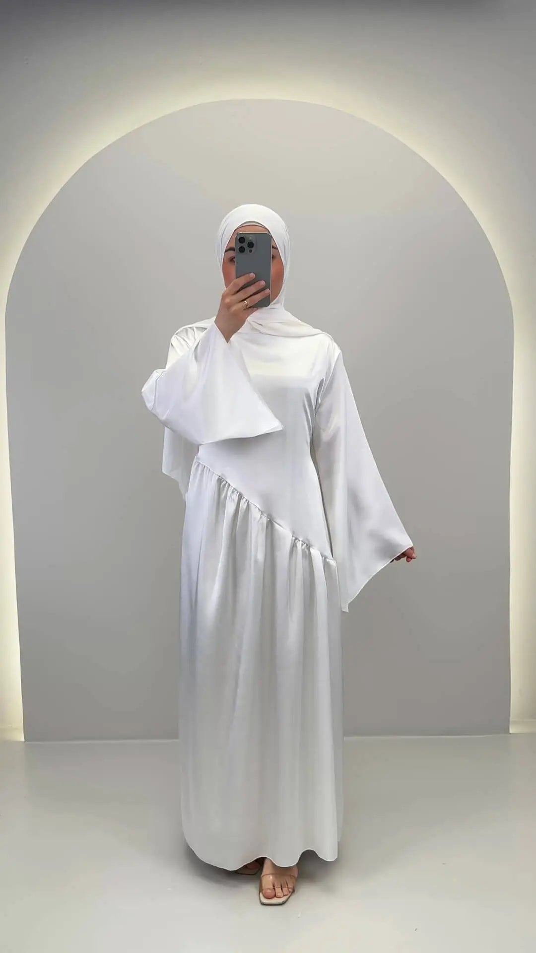 Meslia Abendkleid Weiß