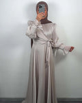 Aren evening dress beige