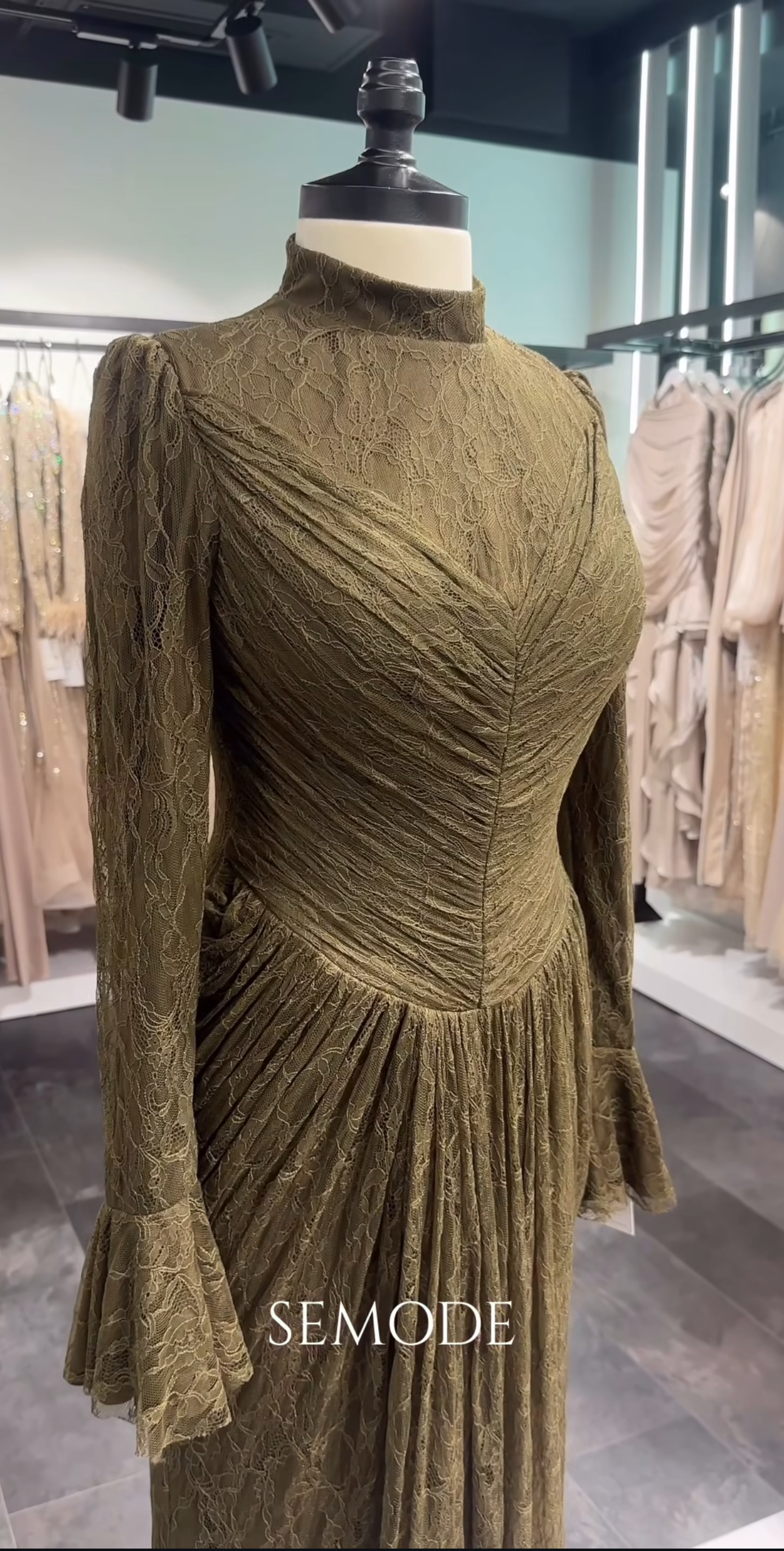 Selin Evening dress Green
