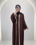 Lima Abaya Takımlar Kahverengi