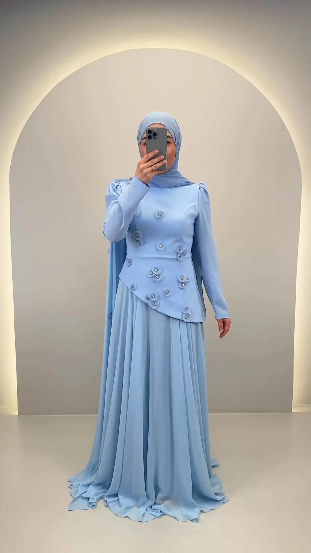 Adela Abendkleid Blau