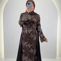 Azmia Evening dress Brown