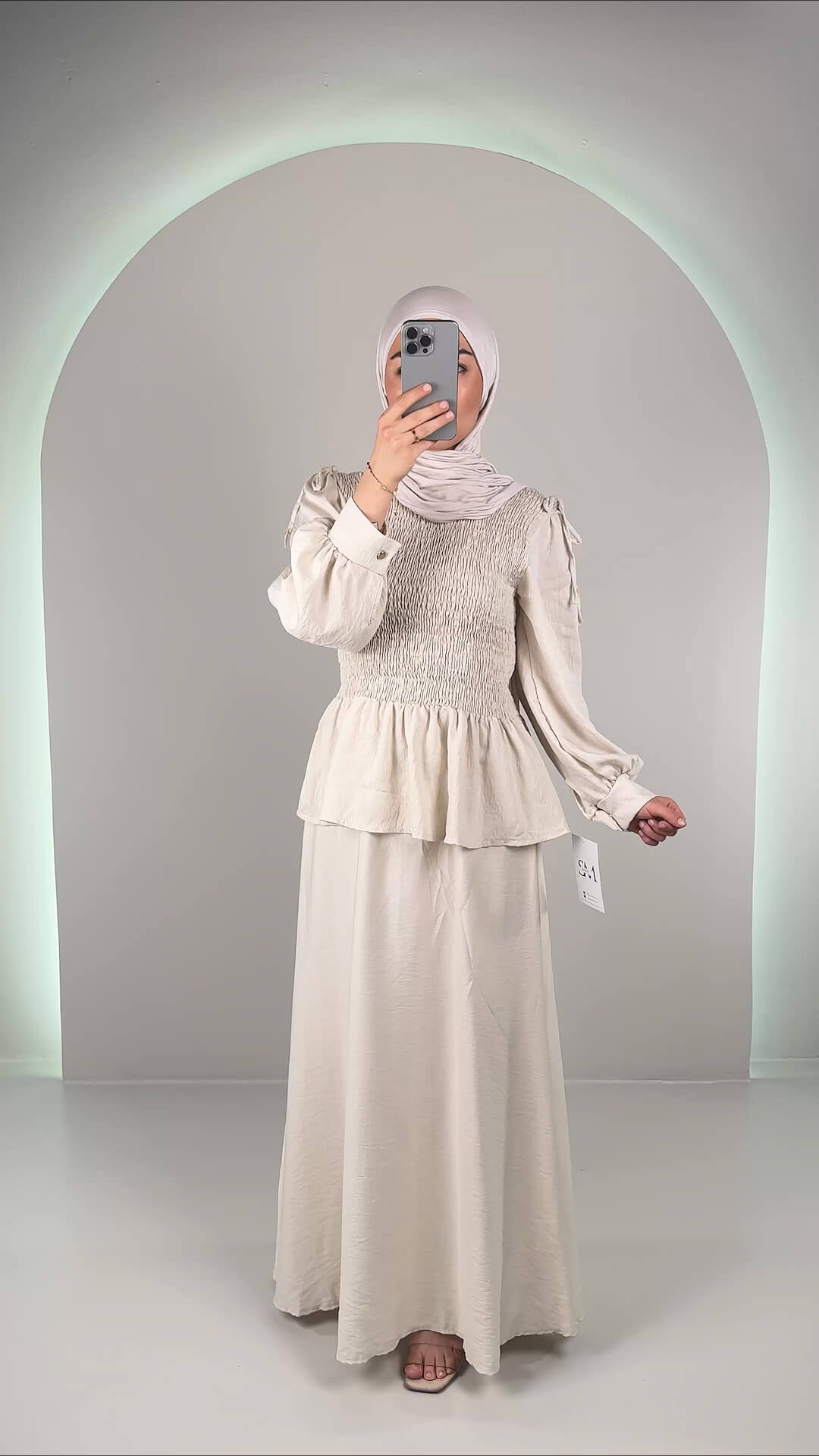 Dima Zweiteiler Beige