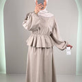 Mirza Zweiteiler Beige