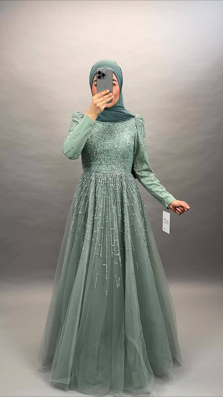 Robe de soirée Bella Mint