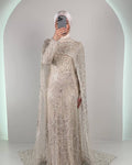 Milea Abendkleid Beige