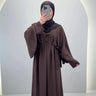 Melek Abaya Kahverengi