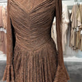 Selin Evening dress Brown