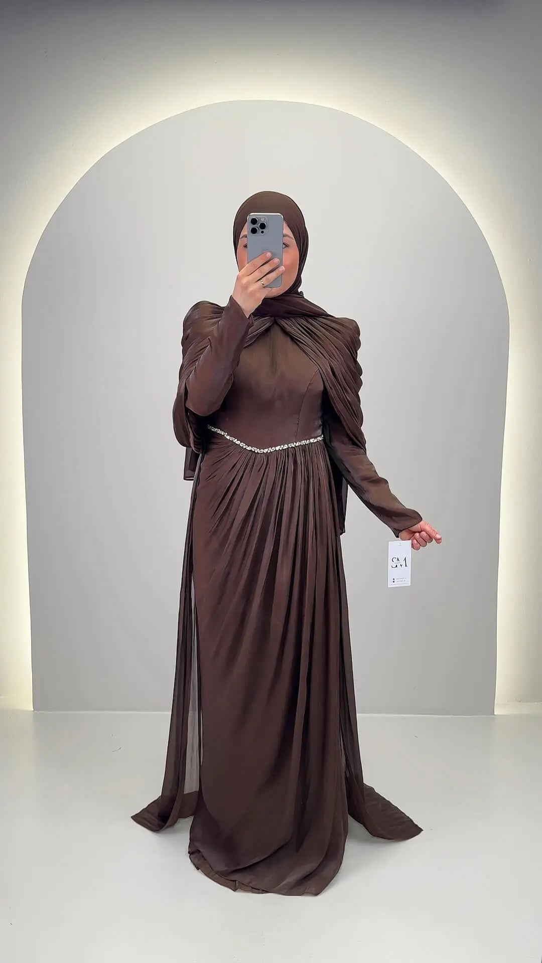 Nefa Evening dress Brown