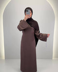 Classy Dress Brown 01