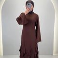 Diya Evening dress Brown 01