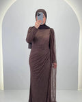 Emiya Evening dress Brown