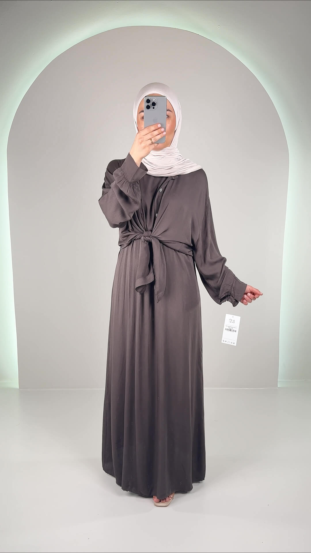 Fera Zweiteiler Kleid Braun