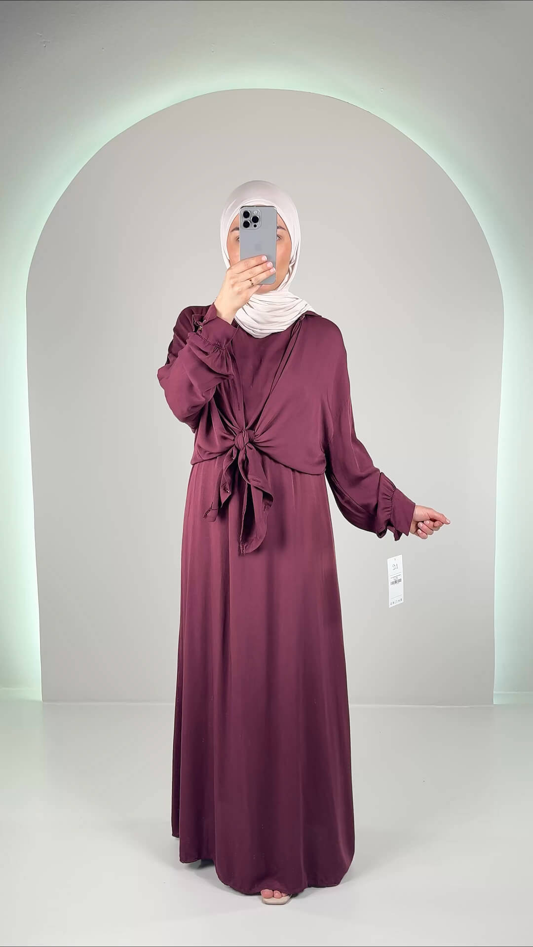 Fera Zweiteiler Kleid Weinrot