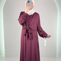 Fera Zweiteiler Kleid Weinrot