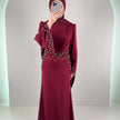 Maya Evening dress Burgundy