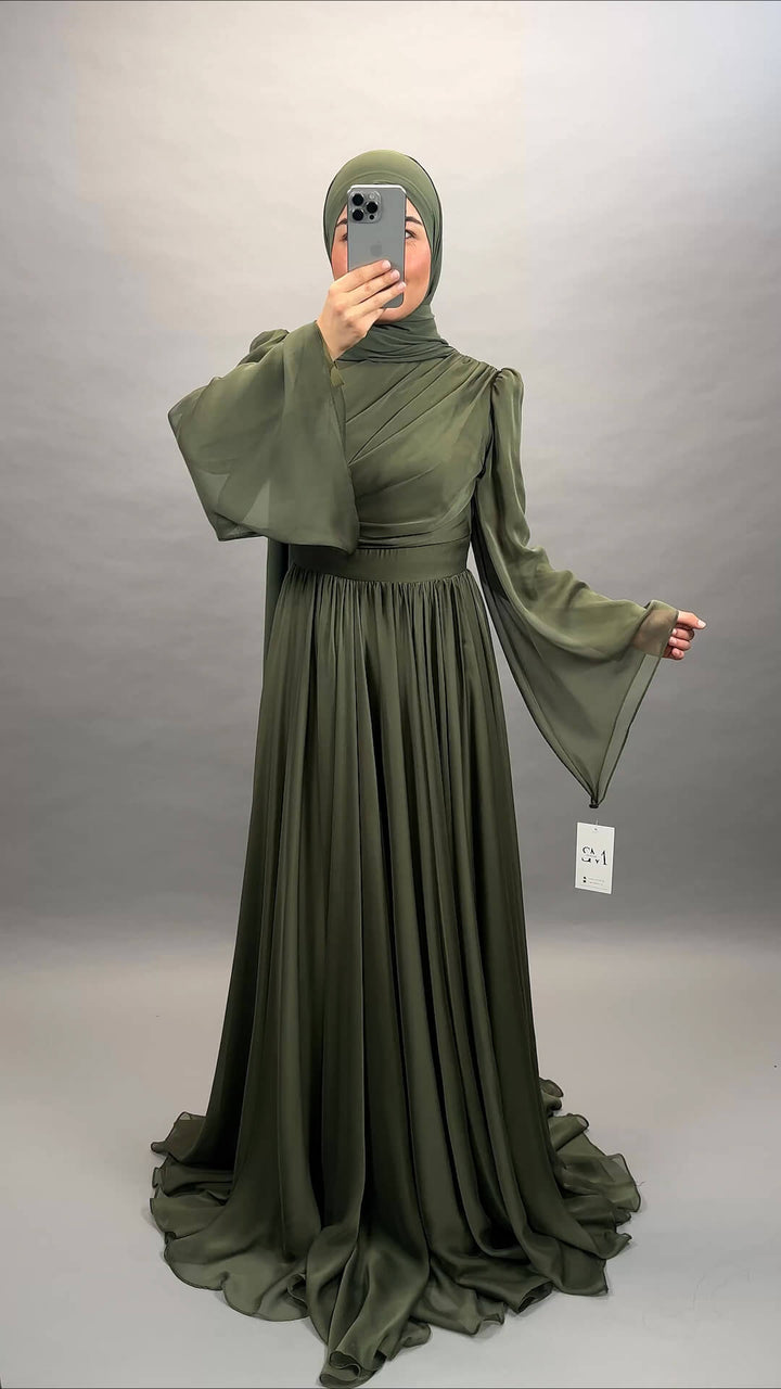 Medina Abendkleid Khaki