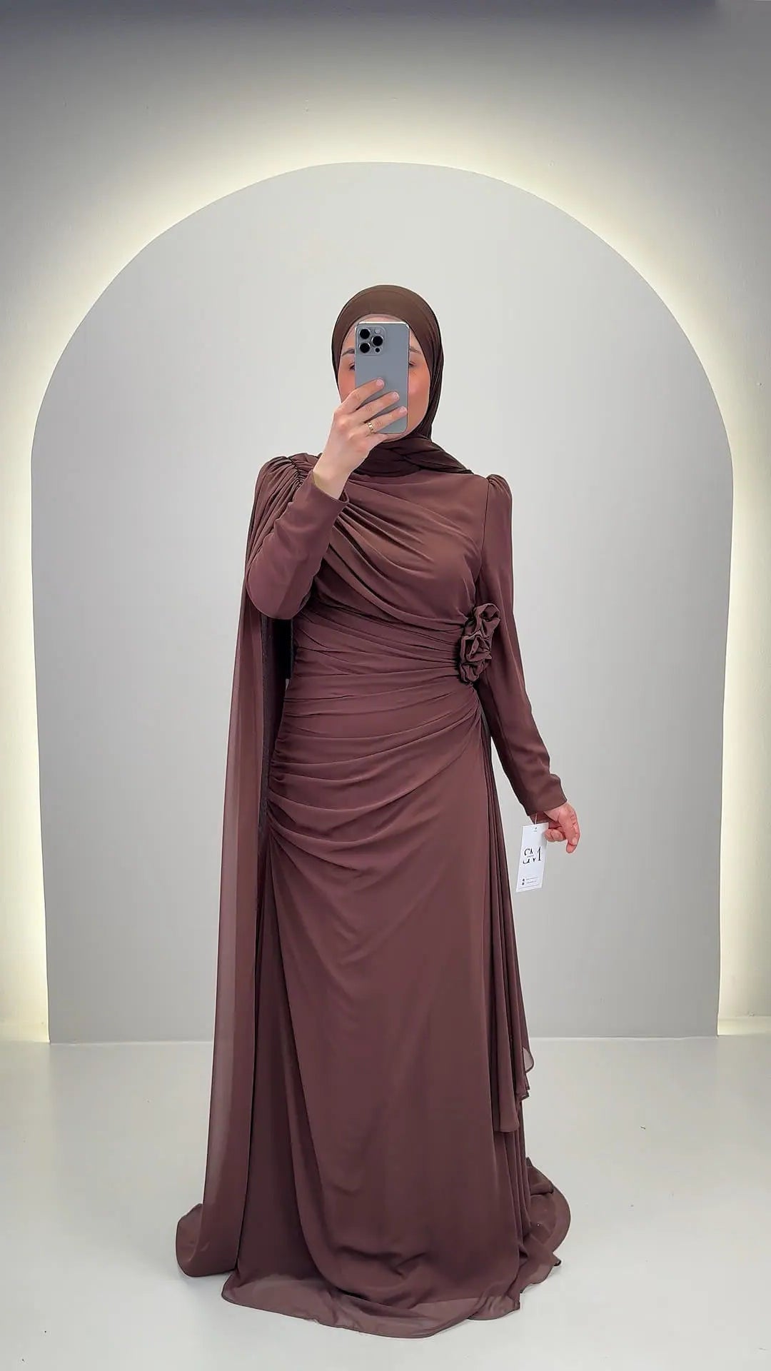 Nila Evening dress Brown