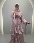 Yaprak Premium Evening dress Pink