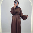 Simla Abaya Kahverengi