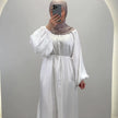 Simla Abaya Beyaz